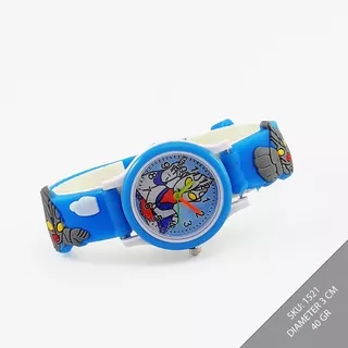 JAM TANGAN ULTRAMAN ANAK LAKI LAKI KARAKTER ULTRAMEN UMUR 1-3 TAHUN