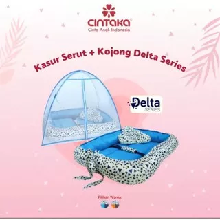 [2 kg] Cintaka Kasur Bayi Serut + Kelambu Kojong Tenda (Bisa Dilepas) Delta Series - YCK 1945