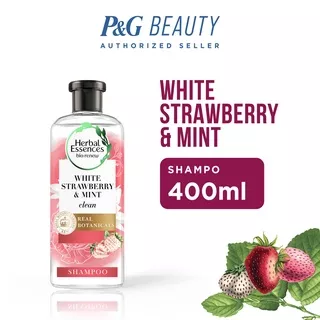 Herbal Essences Sampo Clean White Strawberry & Sweet Mint Perawatan Rambut 400ml / Herbal Essences Shampoo