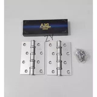 Engsel Tebal AXL 4Inch / Engsel Pintu Jendela Silver