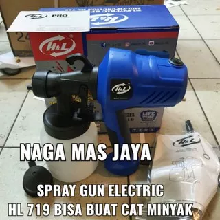 SPRAY GUN ELECTRIC H&L HL719 / ALAT SEMPROT CAT ELEKTRIK HL 719 / SPRAY GUN LISTRIK H&L HL719