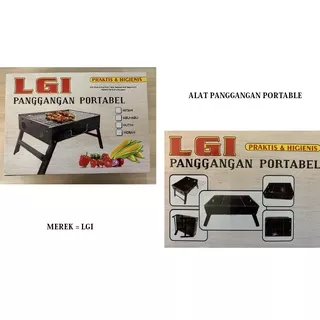 PANGGANGAN PORTABLE / PORTABLE GRILL / LGI GRILL / ALAT BAKAR SATE / ALAT PANGGANG / BAKARAN PORTABLE  - BBQ GRILL LGI