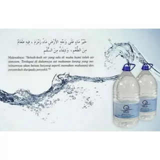 Air zam zam 5 liter asli / oleholeh haji dan umrah / air zamzam original