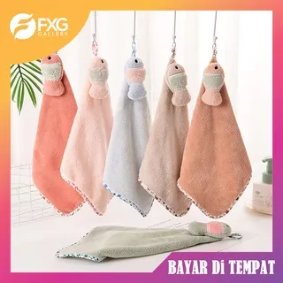 FXG - Lap Tangan Hand Towel Kain Handuk Pembersih Gantung Tangan Piring ALat Dapur Bentuk Lucu SRG06 COD