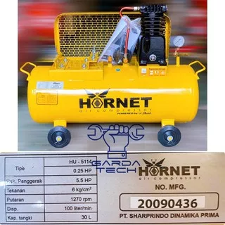 Kompressor Angin Mini 1/4 HP Unloading Hornet by Shark