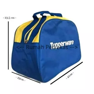 (TAPERWARE ASLI) Tupperware Tas Kitbag Biru Oval TERMURAH