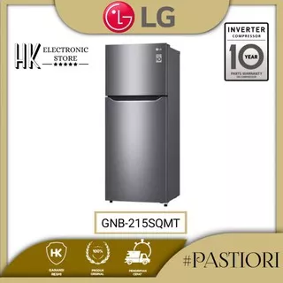 LEMARI ES LG  2 PINTU GN B215 SMART INVERTER KULKAS LG 2PINTU SMART INVERTER GNB215SQMT