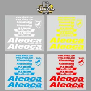 Sticker cutting aleoca CARINO timbul bahan reflective BISA REQUEST WARNA