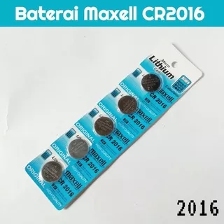 Baterai Kancing CR 2016 Murah Battery Batre Batrai JAm Tangan Koin 2016 3 Volt Lithium Maxell