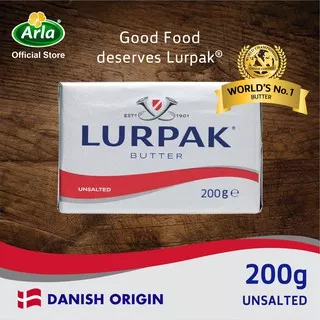 Lurpak Unsalted Butter 200gr