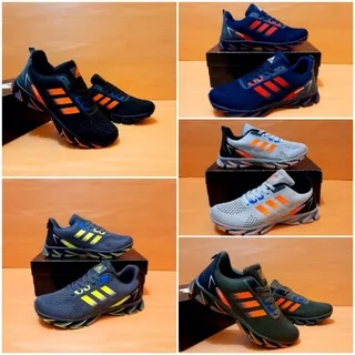 SEPATU RUNNING  ADIDAS SPRING BLADE PRIA TERBARU KUALITAS  PREMIUM IMPORT VIETNAM   (BISA COD)