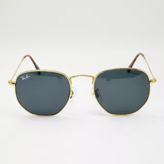 KACAMATA ORIGINAL RAYBAN HEXAGONAL RB3548 FRAME GOLD LENSA KACA ORIGINAL