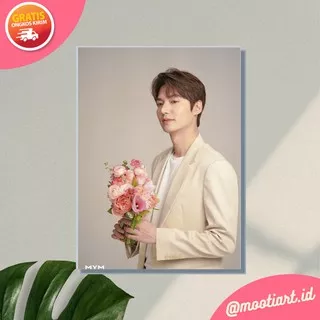 LEE MIN HO -TERMURAH Hiasan Dinding Minimalis Poster Kayu Korea Pajangan Rumah Wall Decor Kamar