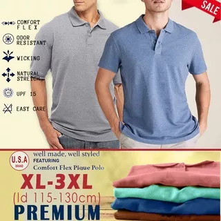 SALE ! Kaos Big size  |Original | USA Brand| Kaos Polo Shirt Jumbo | Kaos Jumbo kaos ukuran besar