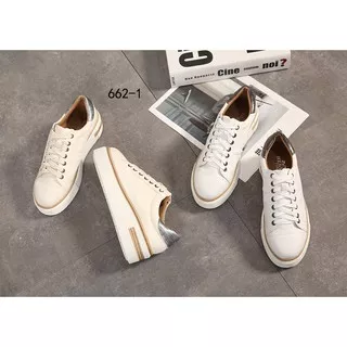 Sepatu Syahrini H Sport Femme Polo Metallise Sneakers 662-1 | Sepatu Wanita Cantik|Sepatu Import Mur