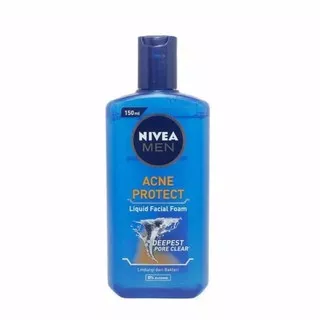 Nivea Men Acne Protect Liquid Facial Foam Deepest Pore Clean 150ml