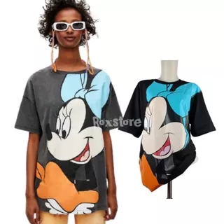 Pull and bear t-shirt / baju pull and bear / kaos pull & bear / baju wanita / kaos wanita / baju disney wanita / kaos Disney / baju Mickey / kaos Mickey mouse / Minnie mouse / atasan wanita / pakaian disney / PB / pb / pull bear