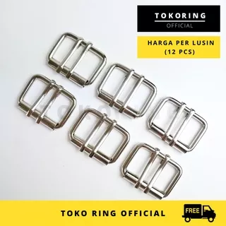 Ring Gesper 4 cm tebal 4,7 mm 2 Jarum Nikel - Toko Ring Official (Harga per Lusin)