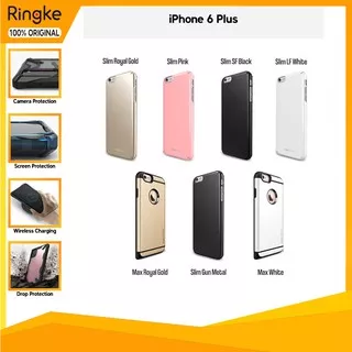 Ringke Casing iPhone 6s Plus 6 Plus Softcase Anti Crack Tahan Banting Transparant Tough Armor Slim