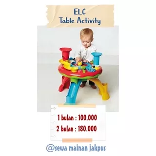 Sewa Mainan Jakpus - ELC light and sound table activity (baca diskripsi)