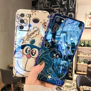 2021 Baru Case hp Samsung Galaxy A03s A02s A22 A32 A52 A72 A42 A12 A02 M32 M12 M02 M62 M51 4G 5G Casing Doraemon Cute Cartoon Couple Soft Case Blu-ray Silicone Phone Cover Kesing Ponsel SamsungA03s Case
