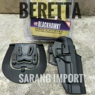 Holster Pinggang BLACKHAWK Tactical Sarung Pistol BERETTA