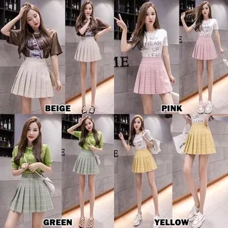 HMC-  R701-702 COLORFULL TENNIS SKIRT (PART 2) / SKIRT KOREA / ROK CELANA IMPORT