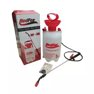 REDFOX Manual Pressure Sprayer 5 Liter / Alat Penyemprot Tanaman Hama Disinfektan / Sprayer Manual