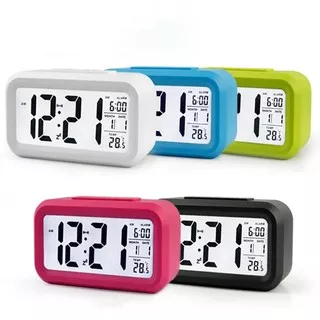 Jam Digital LCD - Jam Meja Digital - Jam Weker Digital - Jam Alarm - Digital Smart Clock