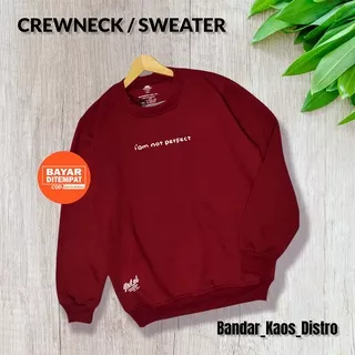 Crewneck Sweater Sweatshirt Pria Distro Original Premium Unisex Pria Wanita Baju Atasan Switer Krewneck Cowok Sweatshirt Cowo Distro Sweter Crewnek Pakaian Distro Switer Crawneck Pria Murah Bahan Tebal Motif Simple Harga Murah