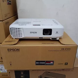 EPSON EB-E500 XGA 3LCD PROYEKTOR / EPSON EB-E500 XGA 3LCD  PROJEKTOR MULTIMEDIA + TAS PROYEKTOR GARANSI RESMI EPSON