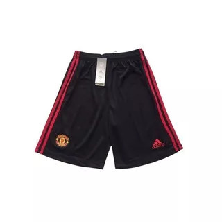 SHORTS CELANA SEPAK BOLA CLUB MANCHESTER UNITED HOME HITAM 2021/2022