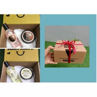 [ SIAP KIRIM ] The Body Shop Gift Set Duo Box Mist + butter travel size