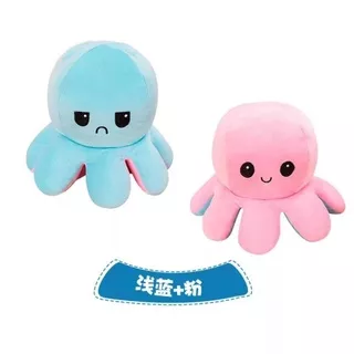 Boneka Octopus  30cm Bolak Balik / Boneka Viral / Boneka Octopus sedang Lucu PREMIUM