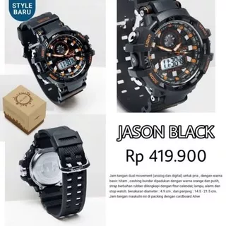 JAM TANGAN PRIA SOPHIE JASON BLACK/JASON BLACK SOPHIE MARTIN PARIS/JAM SOPHIE JASON BLACK