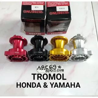 TROMOL DEPAN NUI RACING BECAK HONDA DAN YAMAHA ,BEAT, VARIO, MIO