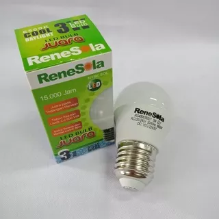 Lampu LED 3W - 3 watt merk Renesola - lampu rumah - lampu kamar