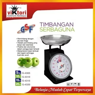 TIMBANGAN GSF 5KG 10KG 15KG 20KG / TIMBANGAN BUAH / TIMBANGAN DAGING / TIMBANGAN LAUNDRY / TIMBANGAN DUDUK / TIMBANGAN SAYUR