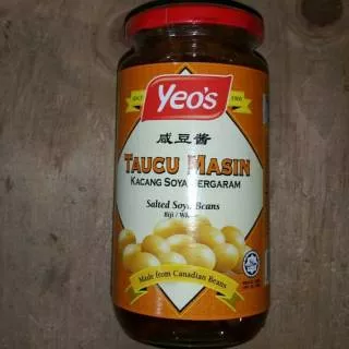 Tauco Yeos malaysia 450 gr / salted soya bean sauce yeo`s masin Taucu