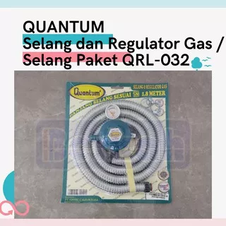 QUANTUM Selang dan Regulator Gas / Selang Paket QRL-032