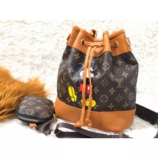 Lv serut mickey mouse free pouch tali bisban super lv atta