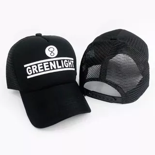 TOPI GREEN LIGHT/KLUB BOLA BARCA /LFC/TOPI CUSTOM NAMA/LOGO