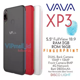 (FINGERPRINT) VAVA XP3 4G - HP ANDROID RAM 2GB/16GB - SMARTPHONE - HP VAVA XP3 - HP ANDROID MURAH