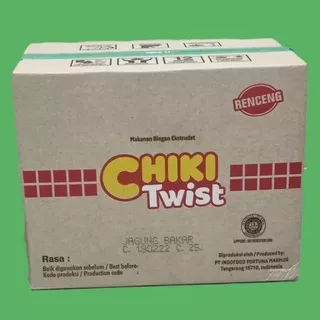 Chiki Twist Jagung Bakar 22,5 gram 1 dus isi 60 pcs