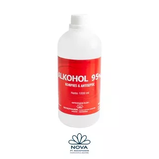 Alkohol 95% 1 Liter Novapharin / Antiseptik / Disinfektan