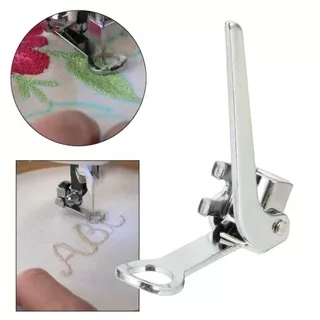 sepatu bordir darning foot mesin jahit portable singer messina brother janome butterfly free motion quilting embroidery open toe aplikasi timbul low shank