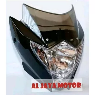 BATOK KEPALA PLUS REPLEKTOR LAMPU SUZUKI SATRIA FU 150 NEW FACELIFT HITAM