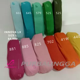 Rabbani-TERLENGKAP Innova LX tali tertutup warna warni (Size L)