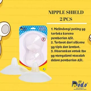 Nipple Shield 2in1 Dodo / Penyambung Puting Ibu Isi 2