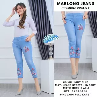 TERLARIS//MARLONG JEGGING JEANS WANITA IMPORT